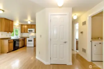 pantry and kitchen
