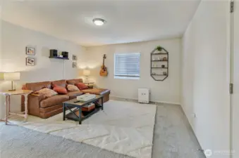 Laundry is close by all the bedrooms