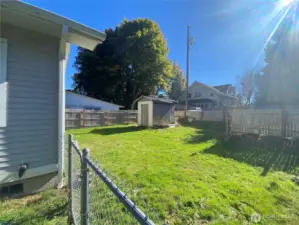 Fully Fenced Backyard