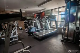 Other view of the Fitness Center machines.