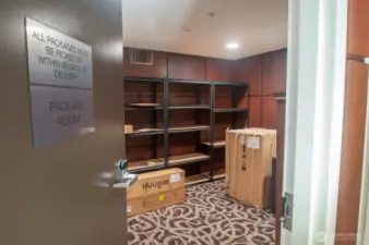 Residents also have access to a secure package room.