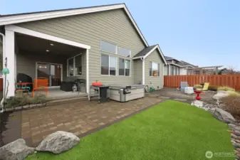 YOU MUST SEE THIS-Fully landscaped backyard, with HOT TUB, but first...