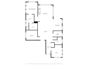 Aspen Plan- 1704 sqft measures 1648 sqft interior dimensions