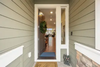 Come on in there's so  more to show you! Lovely front covered entry, side window for more light & safety too.