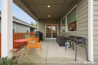 Early morning photo of Mt. Rainier from the back porch