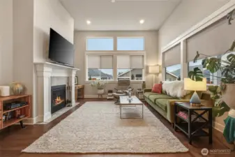 Ample living space with lots of light.