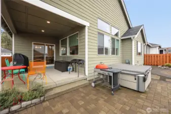 Created for enjoyment & relaxation-hardscapes & soft textures