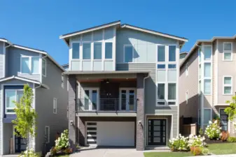 Example of the Honeycrisp floor plan to be located at 7573 S 130th Place, Seattle, WA 98178