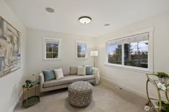 Attached to the primary is this versatile bonus space - the sellers used it as a second home office, but you can use it for whatever you can imagine!