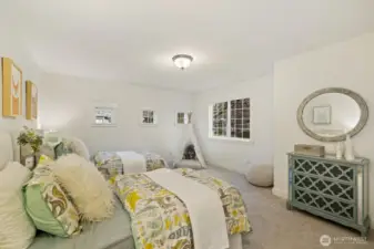 Second upstairs bedroom - incredibly spacious!