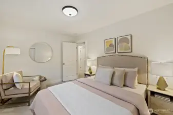 Third upstairs bedroom.