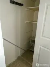 Dining room closet or pantry