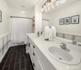updated guest bathroom
