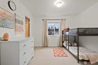 4th upstairs bedroom with Jack and Jill bathroom.