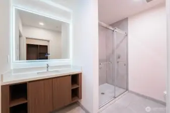 Primary 3/4 bathroom.