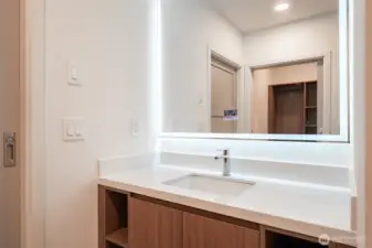 Primary bathroom.