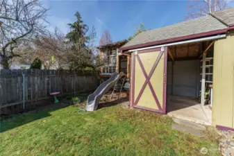 Tool Shed & Play Structure