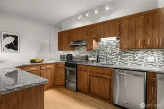 2nd kitchen with granite counters