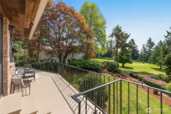 Upstairs patio