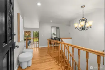 Front Entry with sweeping view of golf course