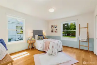 large main-floor bedroom #1