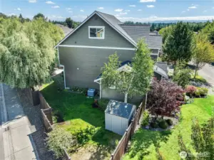 Great Fenced Backyard with Room to Garden and Play