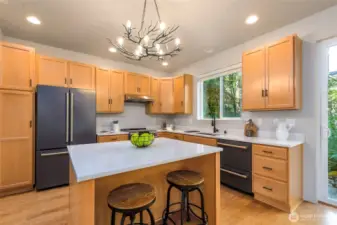 The kitchen is a chef's dream!