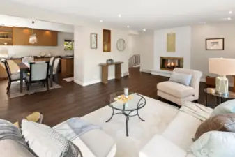 Main living room and dining room
