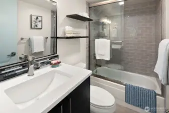 Lower full bathroom