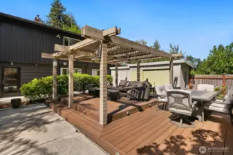 Backyard and patio