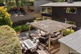 Backyard and patio