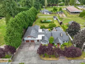 Aerial from front