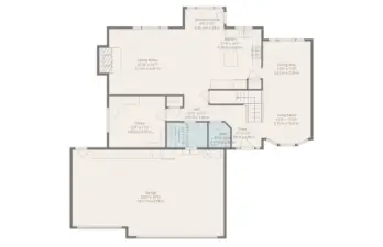 3 car garage and lots of storage through out the garage and home