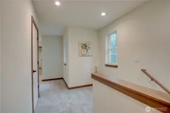 Upstairs Hallway towards the Guest Bedrooms