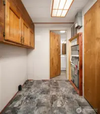 Utility room with washer/dryer hookups and newer furnace (2019)