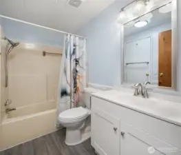 Guest bath remodeled