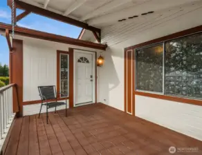 Exterior covered entry