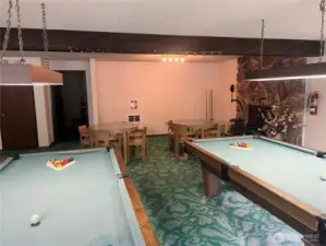 Downstairs of clubhouse