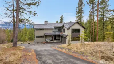 As you can see, this home is truly surrounded by the woods - you may see bear, deer, wild turkeys and elk