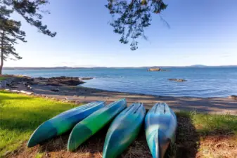 Excellent Beach to Launch Kayaks