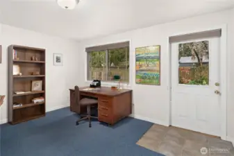 Door to the back yard.