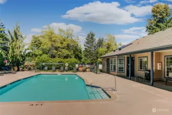 Tanglewood pool is perfect this time of year