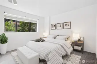 Virturally staged 2nd bdrm