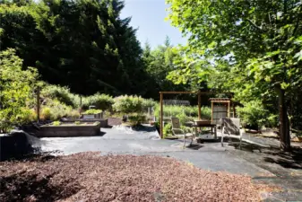 Lovely garden space has been created and needs you to add your personal touches