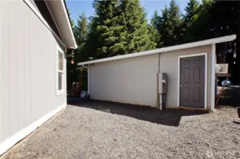 Two car garage