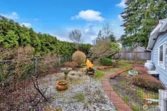 Side yard is largest in the community