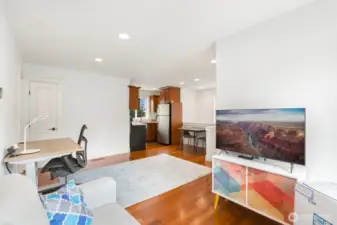 It's fully furnished, has ample storage, and has it's own dedicated garage below!