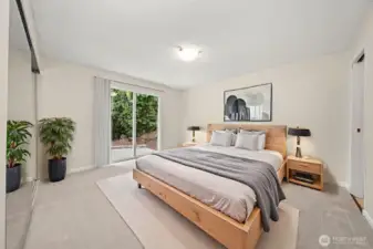 Primary Bedroom - Staged