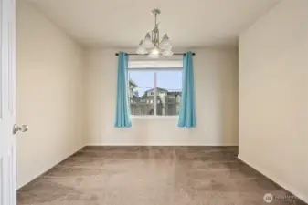 Den (they called it Dining room on the fllor plan, but more of a bonus room. Could be a bedroom if added a closet.