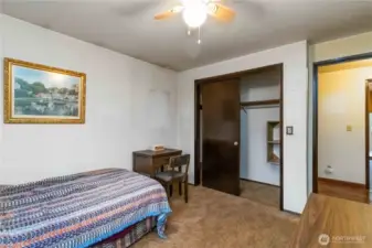 Light filled third bedroom